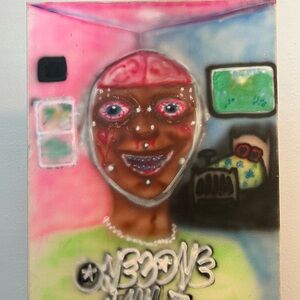 1/1 Airbrush Canvas ‘In my room’